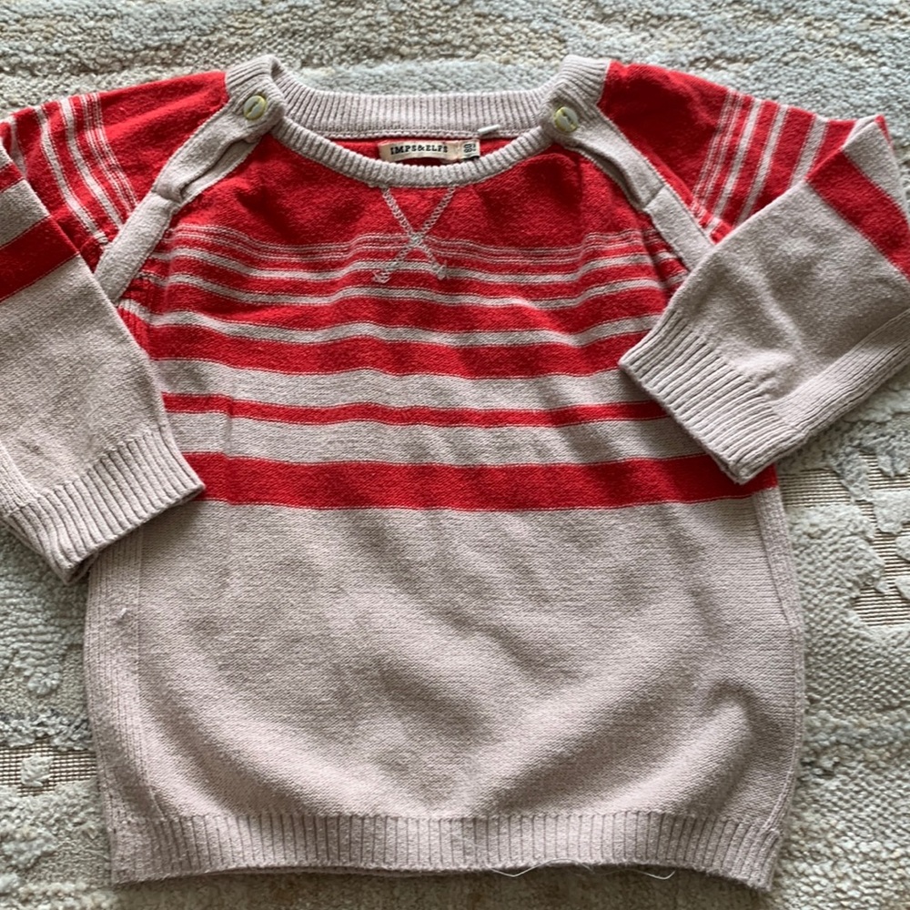 Imps and Elfs 12 months sweater